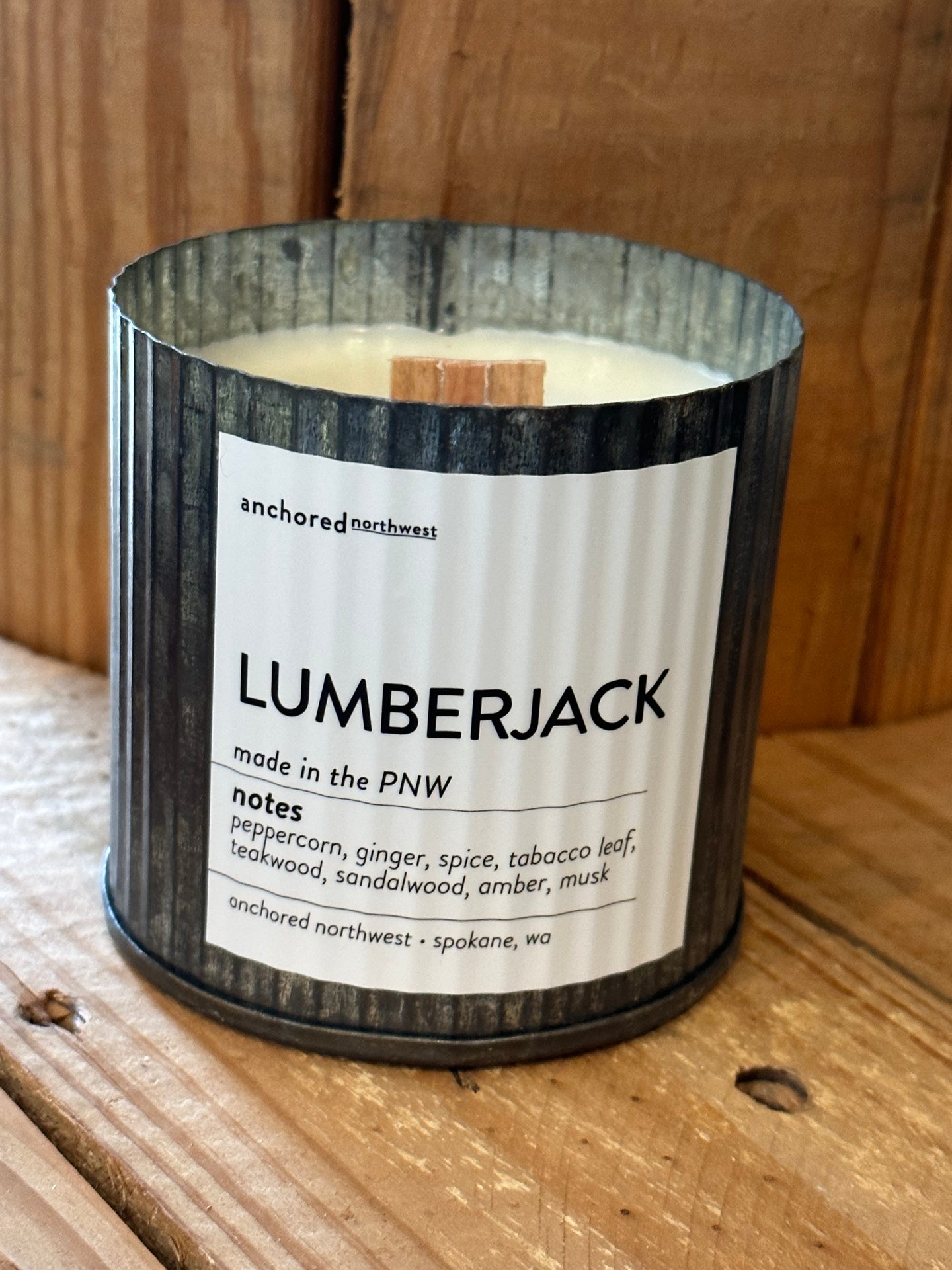 Lumberjack candle