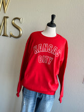 Load image into Gallery viewer, Kc sweatshirt red white
