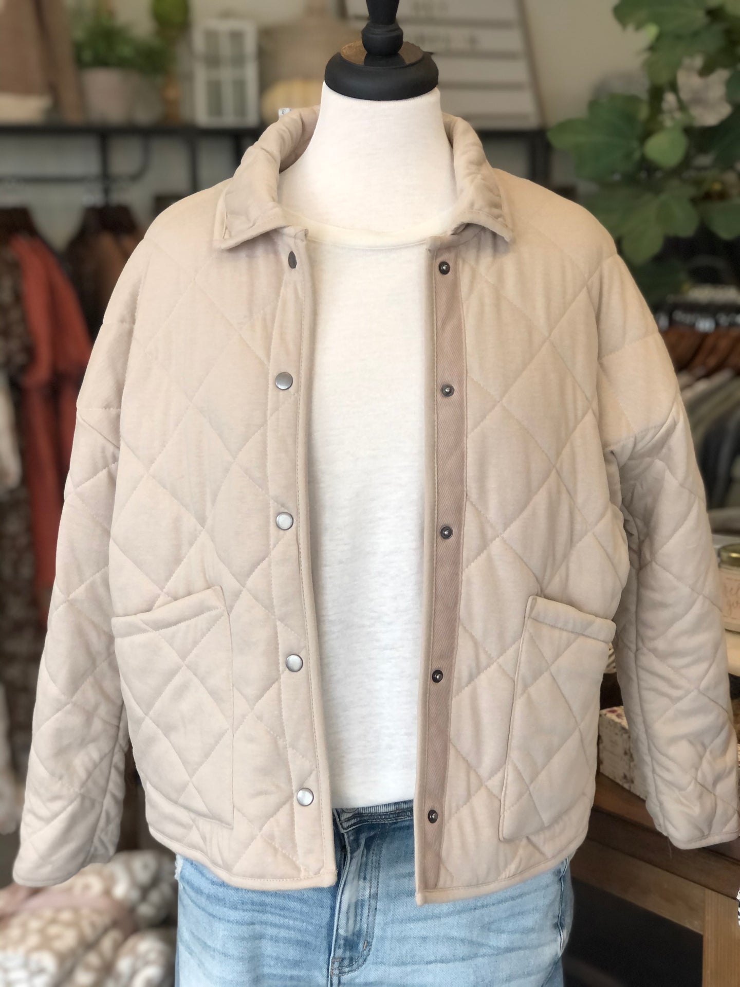 Soft quilted coat